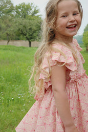 AVA BOW DRESS GOTS / コンゲススロイド ドレス ワンピース キッズ ハートリボン KS102444